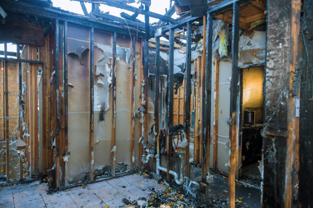Professional Emergency Fire Cleanup technician working in Northampton, PA